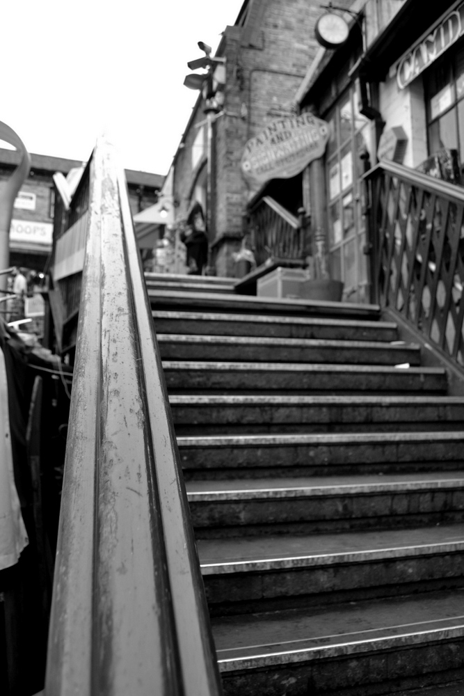 balade photographique noir et blanc Camden Town