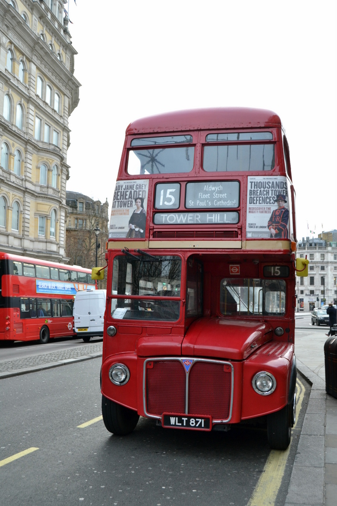 Vieux bus Londres