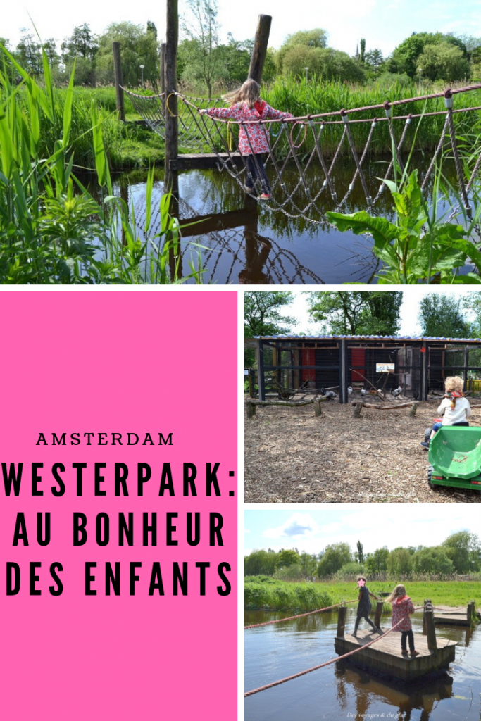 Westerpark est un parc au coeur d'Amsterdam où il est possible de partager de chouettes activités avec ses enfants : ferme associative, parc de jeu en plein air,... #Amsterdam #PaysBas 